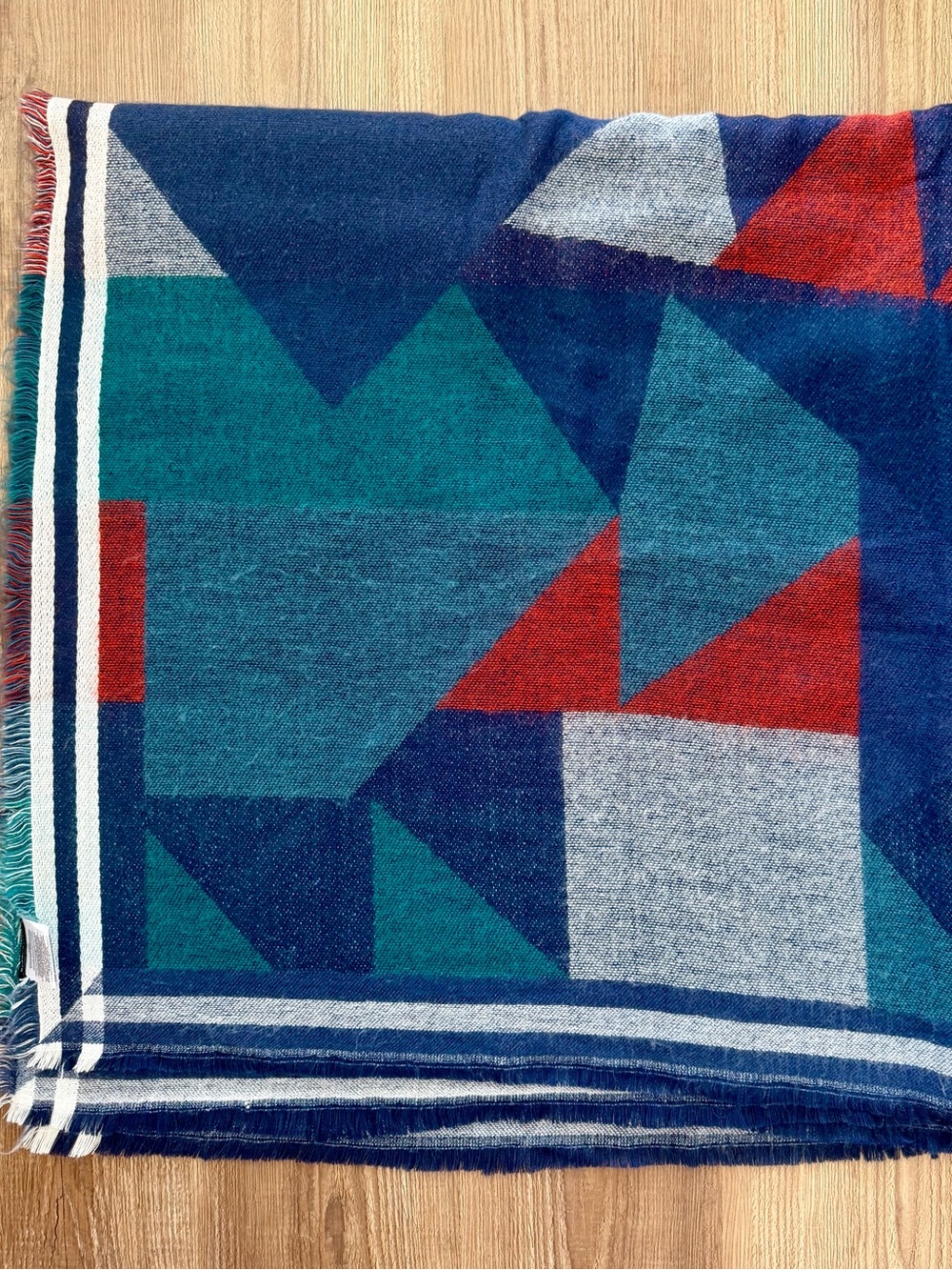 BCBG Geometric Blanket Scarf